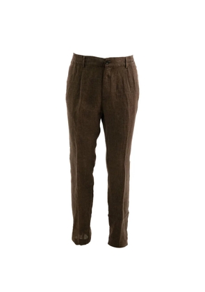 Cruna tapered trousers - Brown