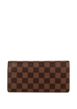 Louis Vuitton Pre-Owned Damier Ebène canvas wallet - Brown
