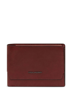 PIQUADRO stitched wallet - Brown