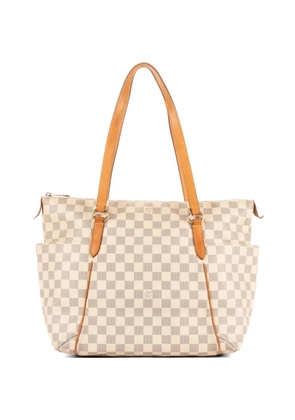 Louis Vuitton Pre-Owned MM Totally Damier Azur tote bag - White