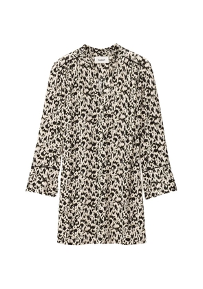 Ba&Sh Perla V-neck printed dress - Neutrals