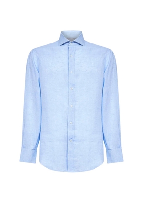 Brunello Cucinelli buttoned long-sleeved shirt - Blue