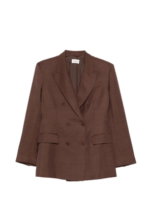 P.A.R.O.S.H. double-breasted blazer - Brown