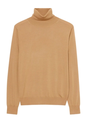 Brooks Brothers merino wool turtleneck sweater - Brown