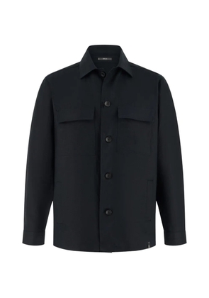 Boggi Milano long sleeves shirt jacket - Black