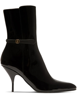 Bally Odeya 85mm patent-leather ankle boots - Black