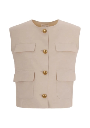 P.A.R.O.S.H. buttoned pocket waistcoat - Neutrals