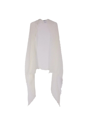 Issey Miyake Feather Ramie Pleats Stole scarf - Neutrals