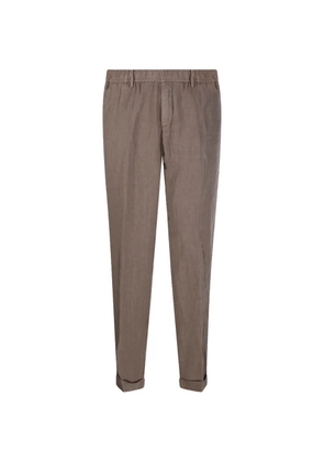 Myths elasticated-waistband trousers - Brown