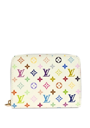 Louis Vuitton Pre-Owned 2008 printed zip wallet - Neutrals