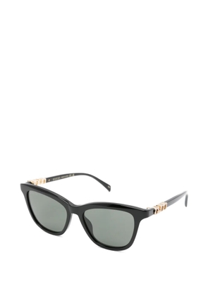 Gucci Eyewear cat-eye logo sunglasses - Black
