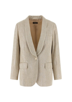 Peserico single-breasted blazer - Neutrals