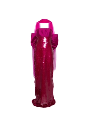 Marfil Barcelona sequinned maxi dress - Pink