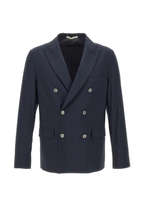 Paolo Pecora double-breasted blazer - Blue