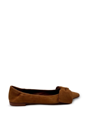 Pomme D´Or bow-detail ballet flats - Brown