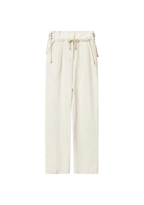 ISABEL MARANT Sharon drawstring trousers - Neutrals