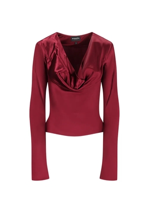 Retrofete Nerissa draped top - Red