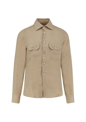 Kiton pocket shirt - Neutrals