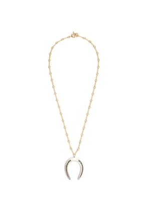 ISABEL MARANT Byrne horseshoe-pendant necklace - Gold