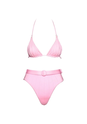Noire Swimwear belted bikini - Pink
