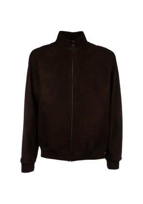 Corneliani zip-up bomber jacket - Brown