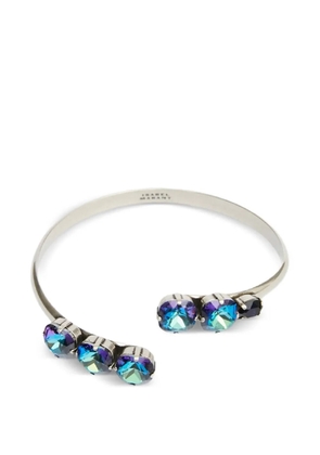 ISABEL MARANT Olga cushion-cut stone bracelet - Silver
