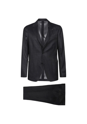 Lardini notched-lapels suit - Grey