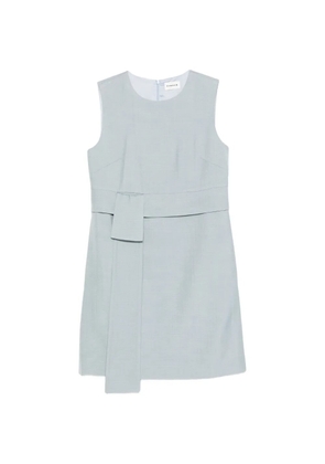 P.A.R.O.S.H. Rania belt sleeveless mini dress - Blue