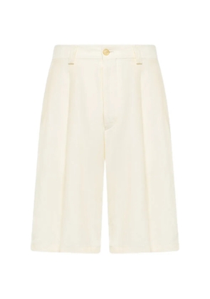 Laneus buttoned flap-pocket shorts - Neutrals