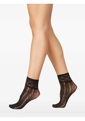 Swedish Stockings Erica crochet socks - Black