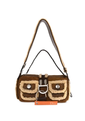 Christian Dior Pre-Owned 2005 shearling shoulder bag - Brown