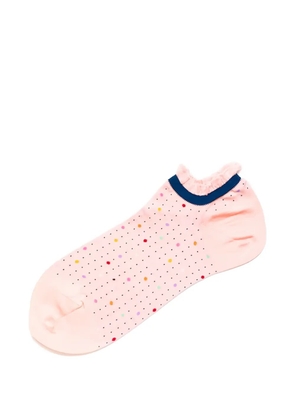 Antipast polka dot-pattern socks - Pink