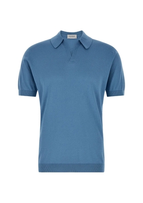 John Smedley Noah T-shit - Blue