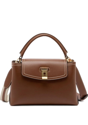 Bally small Lock Me tote bag - Brown