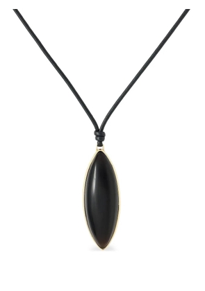 Jennifer Fisher puffy-dagger necklace - Black