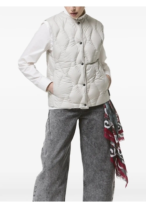 CAPE HORN Camila quilted gilet - White