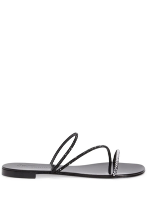 Giuseppe Zanotti crystal-embellished sandals - Black