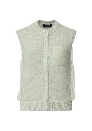 Fabiana Filippi sleeveless vest - Green