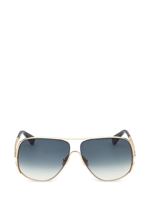 Max Mara Eyewear pilot-frame sunglasses - Gold