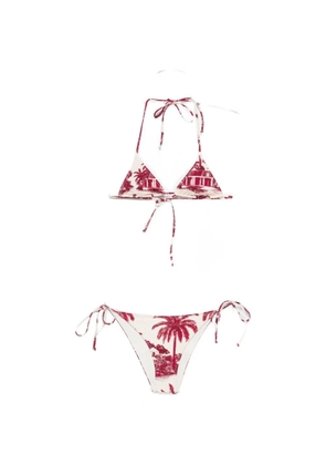 MC2 Saint Barth Leah print tie bikini - Neutrals