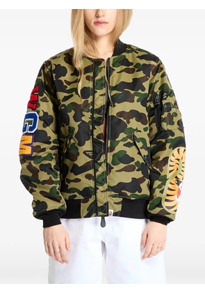 A BATHING APE® zip-up bomber jacket - Green