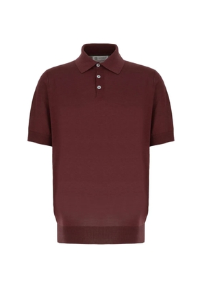 Brunello Cucinelli short-sleeve polo shirt - Red
