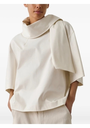 Soeur Helena scarf blouse - White