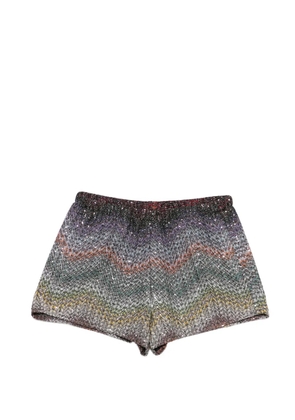 Missoni zigzag shorts - Blue