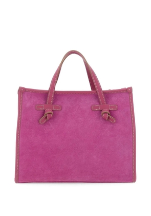 GIANNI CHIARINI Miss Marcella 32 suede tote bag - Pink