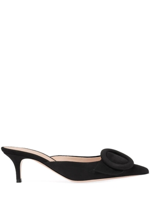 Gianvito Rossi Portofino 55mm suede mules - Black
