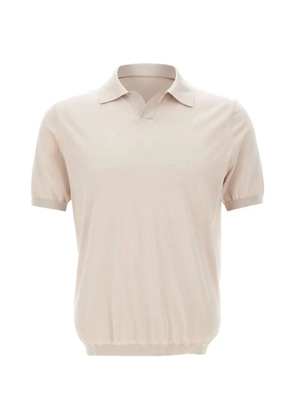 Kangra ribbed V-neck T-shirt - Neutrals