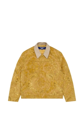 Junya Watanabe MAN patterned shirt jacket - Yellow