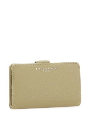 GIANNI CHIARINI Dollaro pebbled wallet - Neutrals