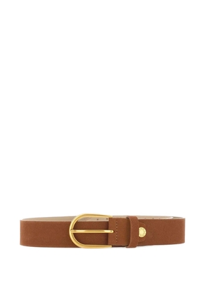 GIANNI CHIARINI studded round-buckle belt - Brown